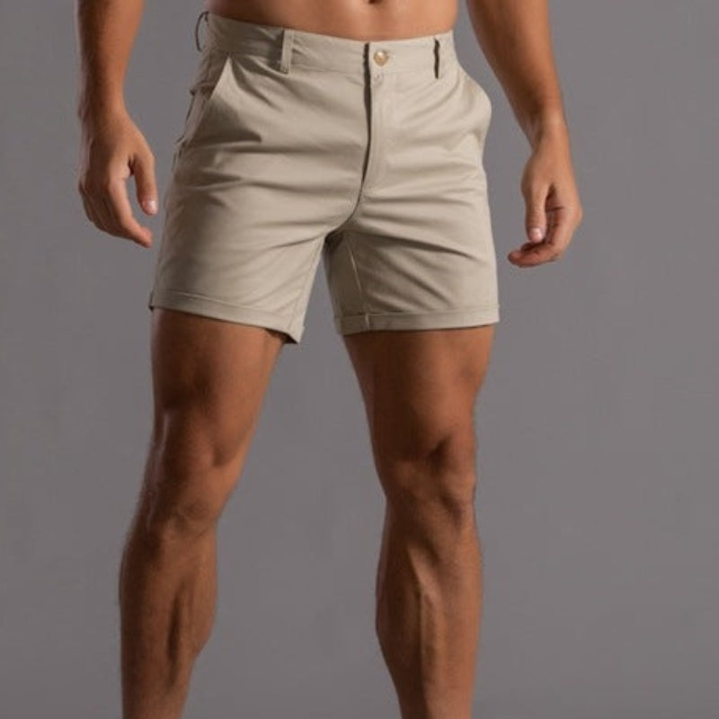 Chino Shorts Heren Slim Fit Zomerkleding - Mode Vibes