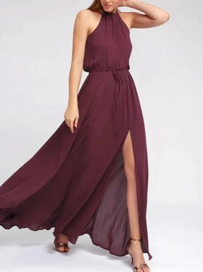 Elegante Lange Jurk voor Vrouw Zwart Formal Model