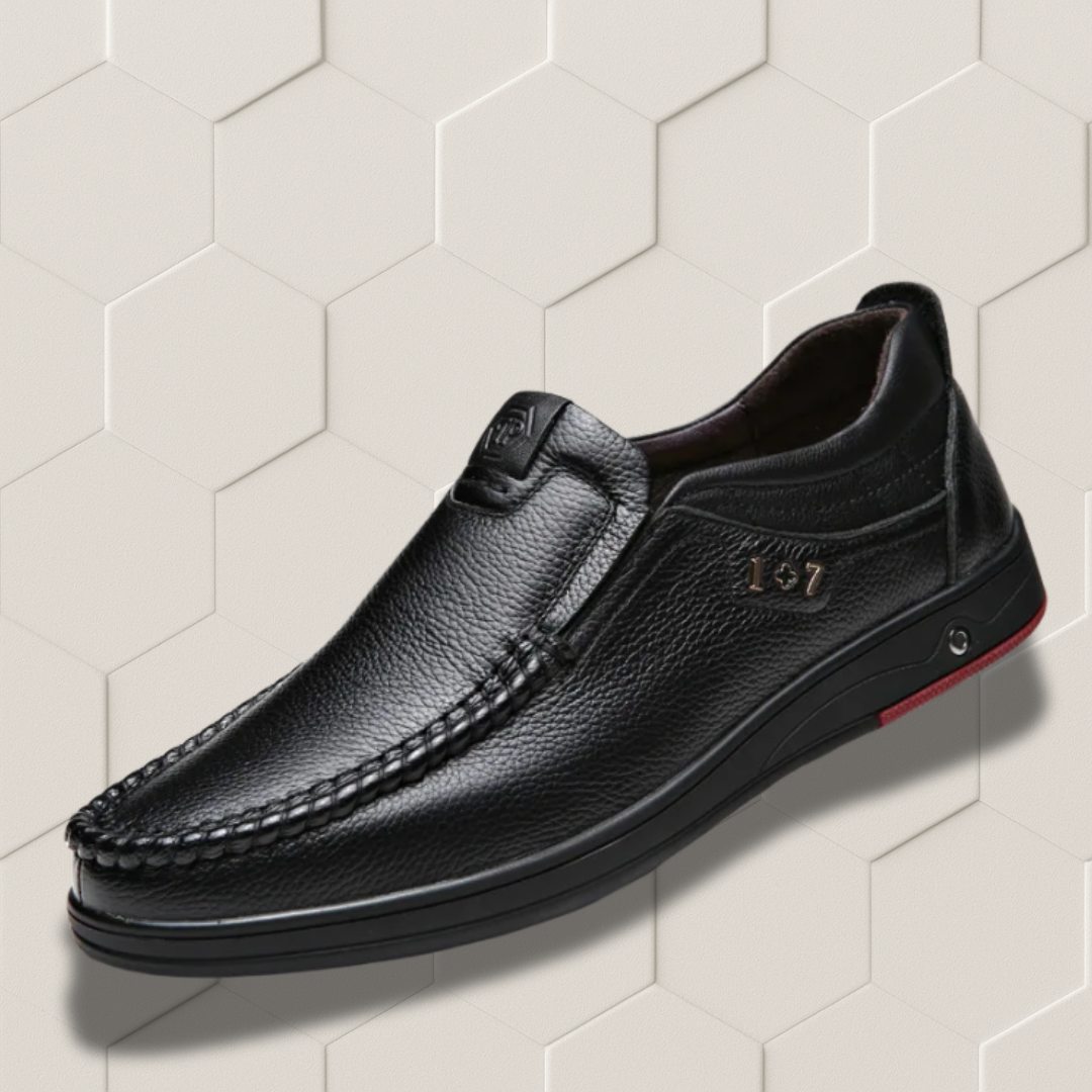 Ortopedische Leren Schoenen voor Mannen - Mode Vibes