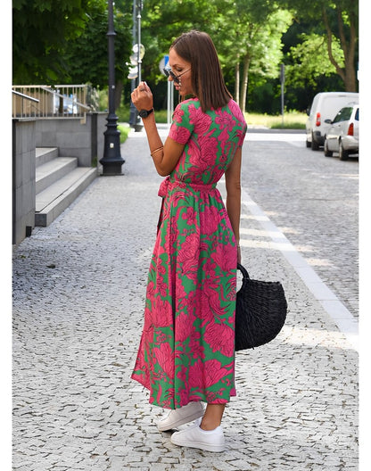 Anna – Dames Jurk met Bloemenprint voor Lente/Zomer