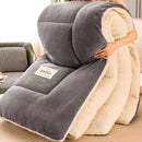 Warm Fleece Dekbed met Dubbele Fleece Laag voor Winter