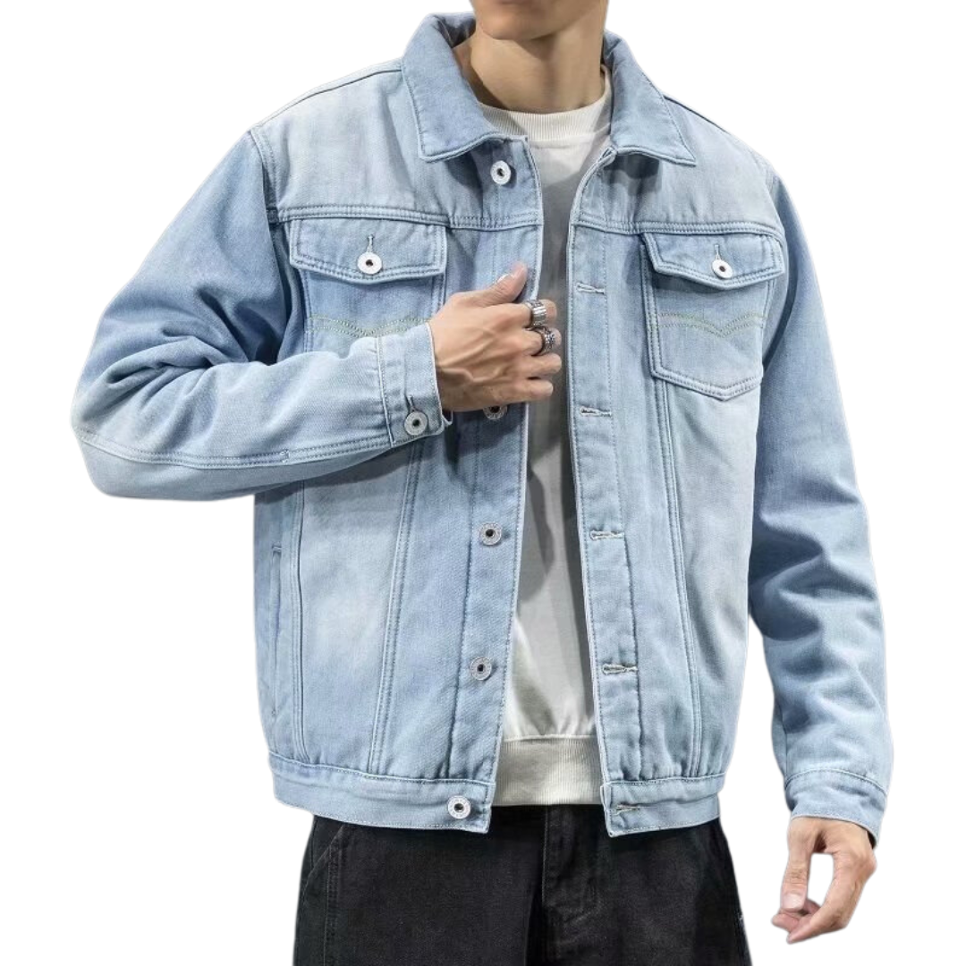 Heren Denim Jas Warm Winter Mode - Mode Vibes