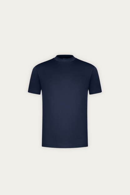 Heren T-shirt van Mercerise Katoen Stijlvol Zwart