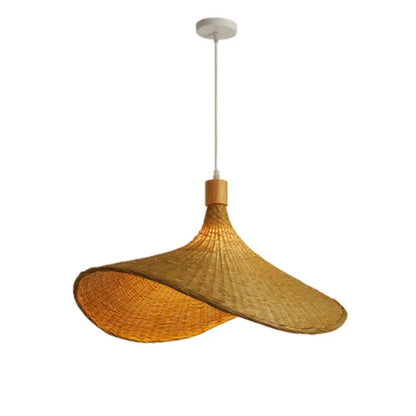 Rieten Hanglamp Naturel Woven Stijl