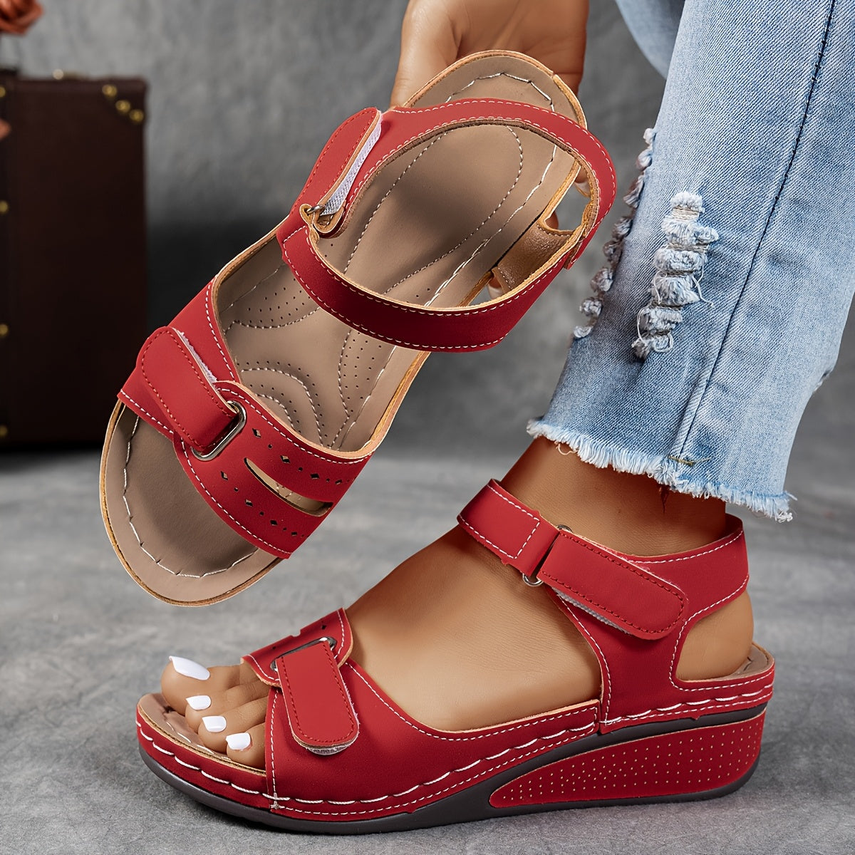 Dames Sandalen Verstelbaar Comfortabele Pasvorm