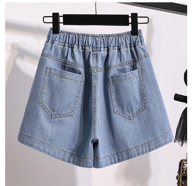 Plus Size Short Casual Trendy Dame Broek