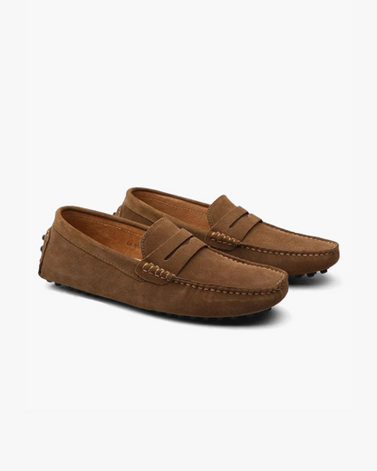Suède Mokassin Heren Schoen Slip On Comfortabel Leer