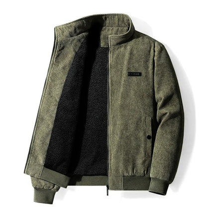 Winddichte Corduroy Jas Heren – Warm & Stijlvol voor Herfst en Winter