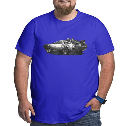 Delorean T-Shirt Back to the Future Klassiek voor Dames en Heren