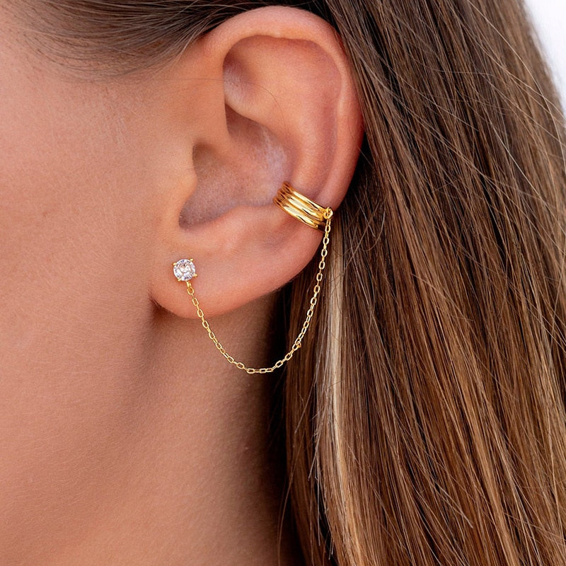 Oorbellen Set Boho Stijl Amira Zilver