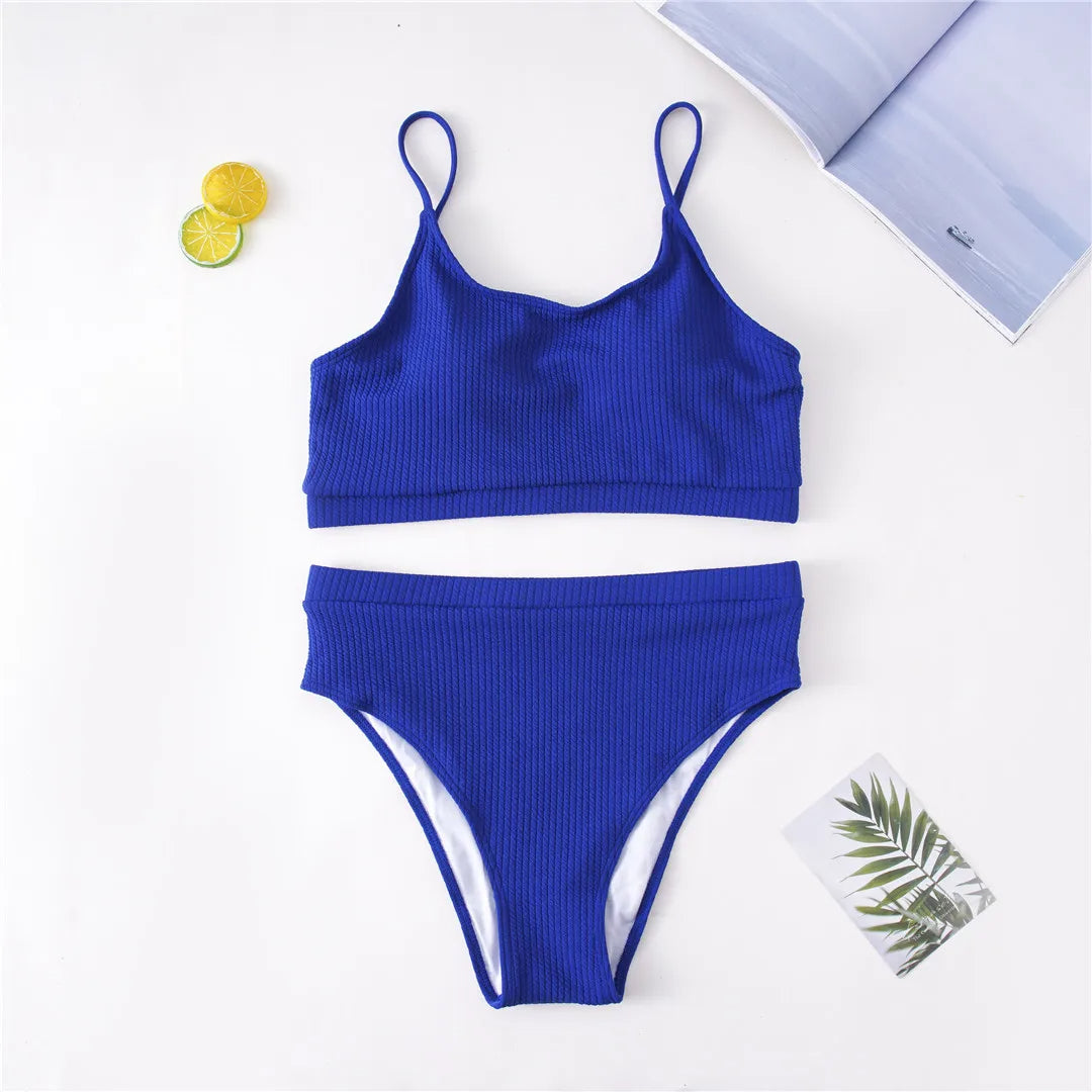 Plus-Size Bikini Stoer en Veelzijdig voor Vrouw