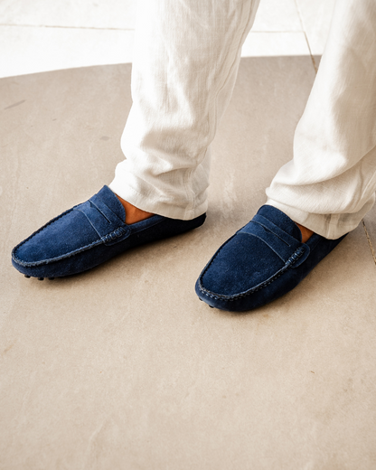 Suède Mokassin Heren Schoen Slip On Comfortabel Leer