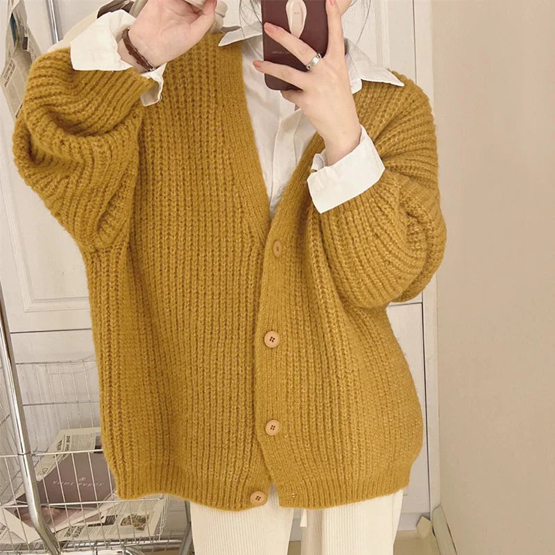 Dames Cardigan Plus Size - Comfortabele Trui voor Vrouwen