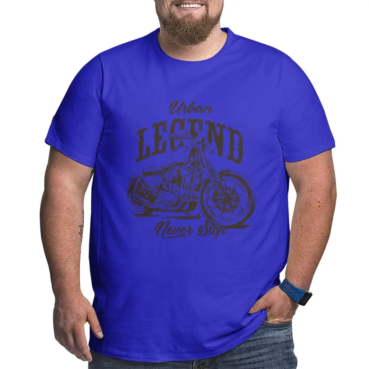 Plus Size T-Shirt Inspirerend Met Leuke Vibes