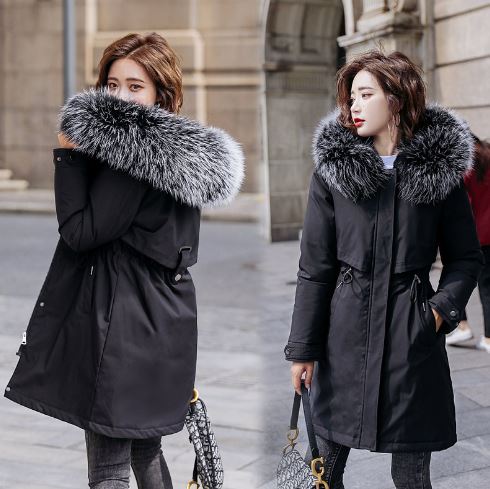 Oversized Donsjack Warm en Zacht voor Vrouw - Mode Vibes