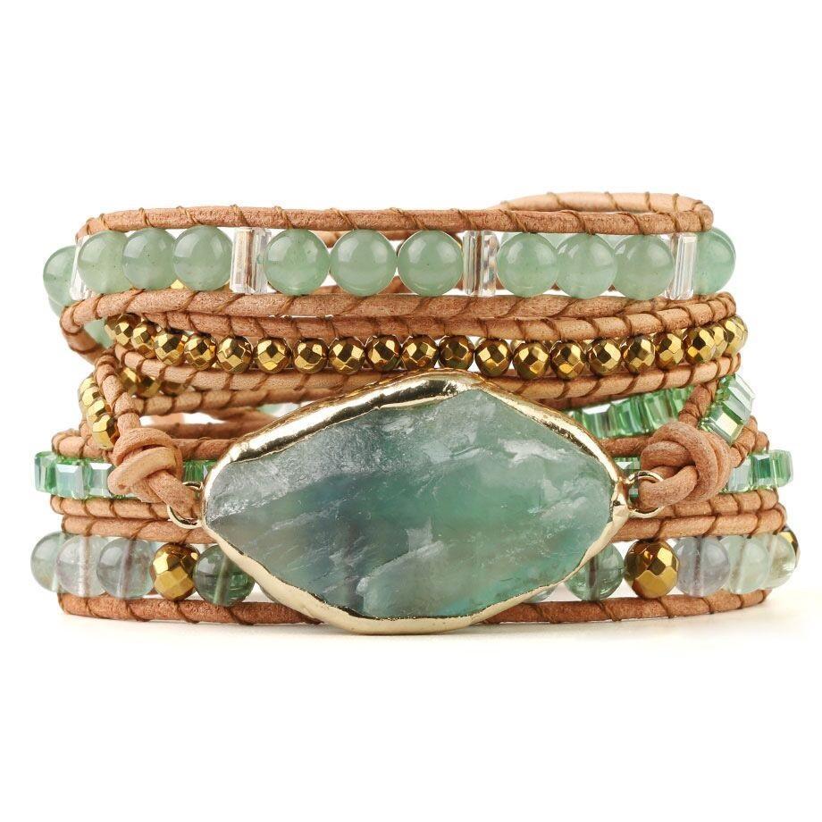 Fluoriet Armband Detoxerend met Iris Steen