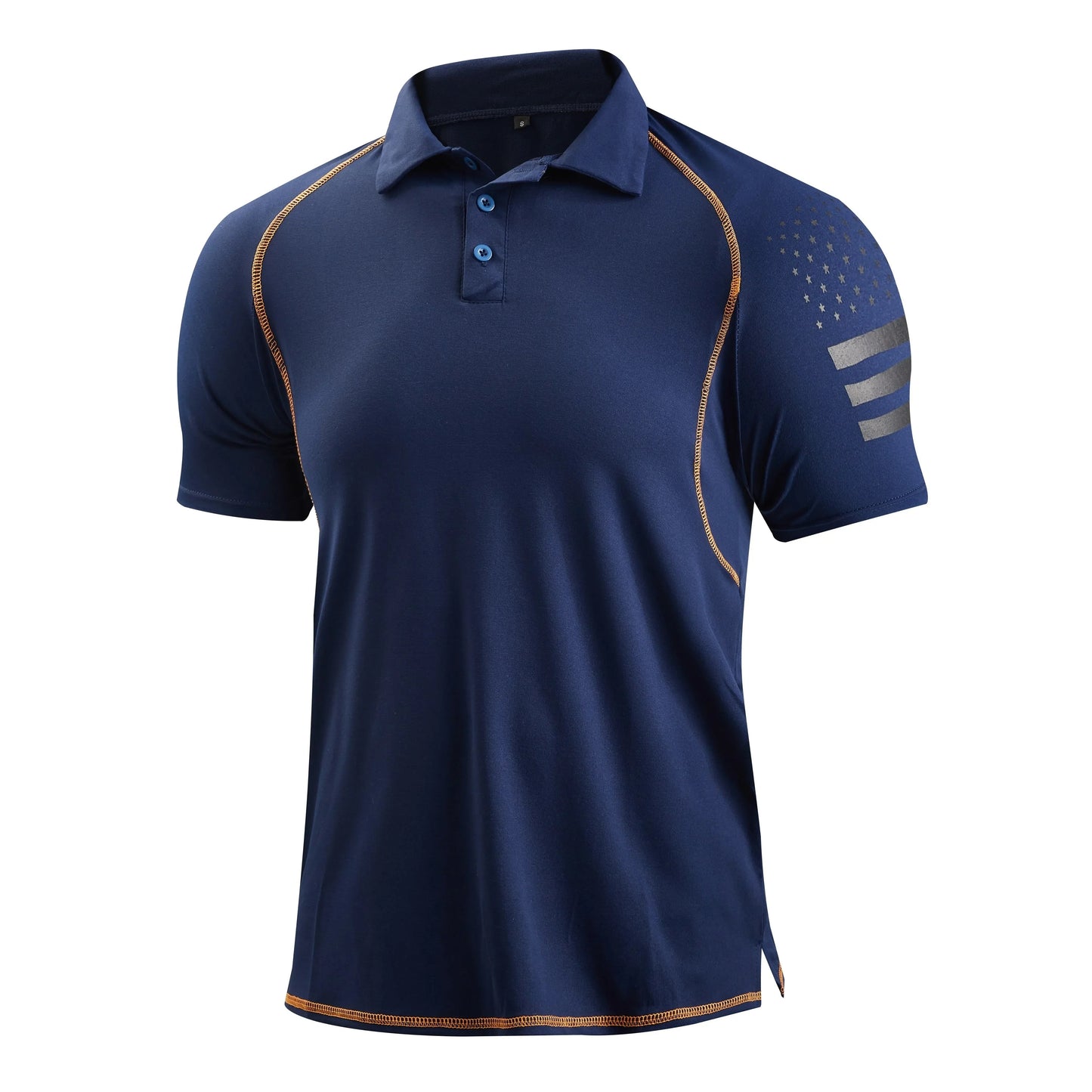Herenshirt Sportief Poloshirt Arnold Wit-Zwart
