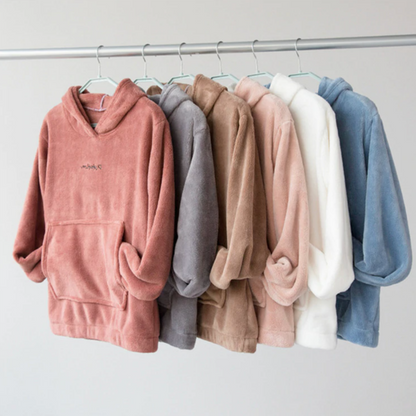 Zachte Fleece Huispak voor Vrije Dag Comfortabel - Mode Vibes
