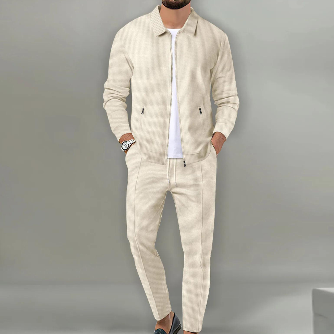 Ayden™ Klassieke Heren Cardigan Complete Set