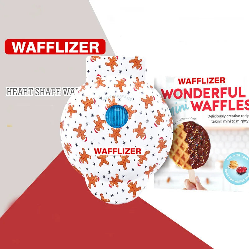 WaffleIJzer Mini WaffleWizard Snel Ontbijt