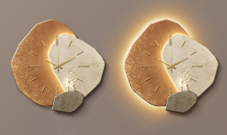 Eenvoudige Wandklok Scandinavisch Design NordiqTime