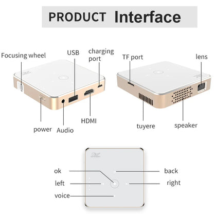 Cinema Projector SmartBeam Full HD Beamer voor Thuisbioscoop