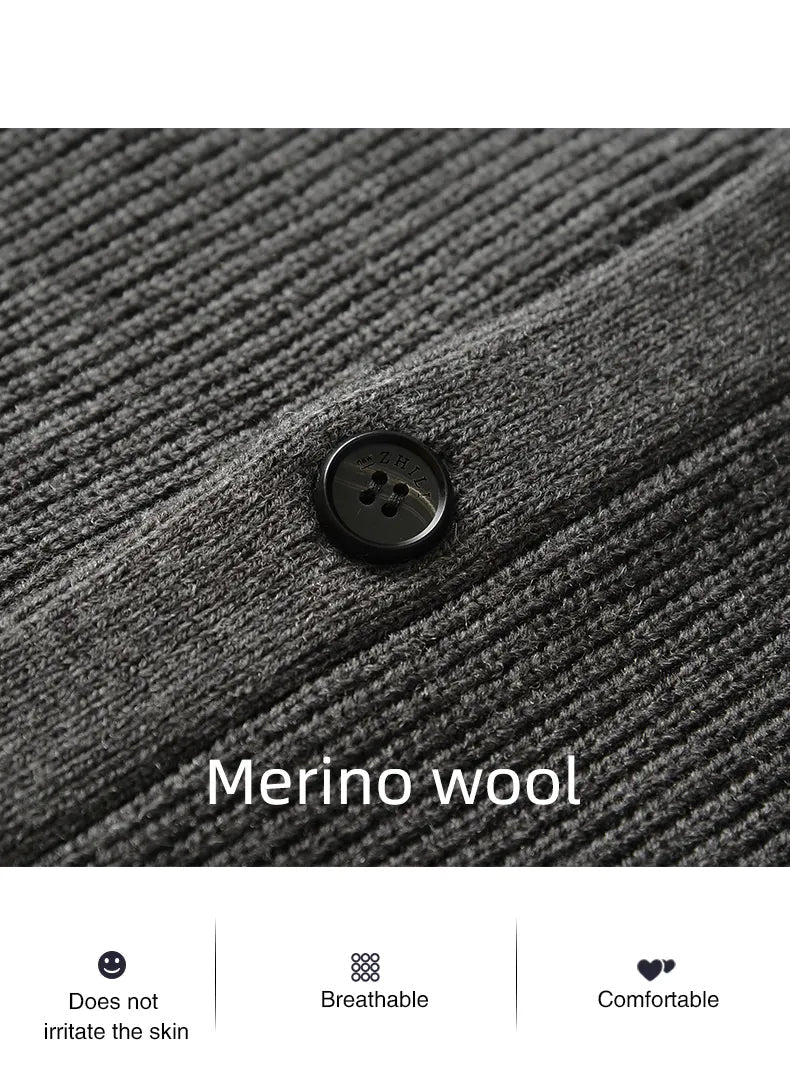 Merinowol Vest Geknoopt Rens Design