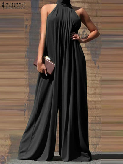 Plus Size Jumpsuit Casual Luchtige Zomerjurk