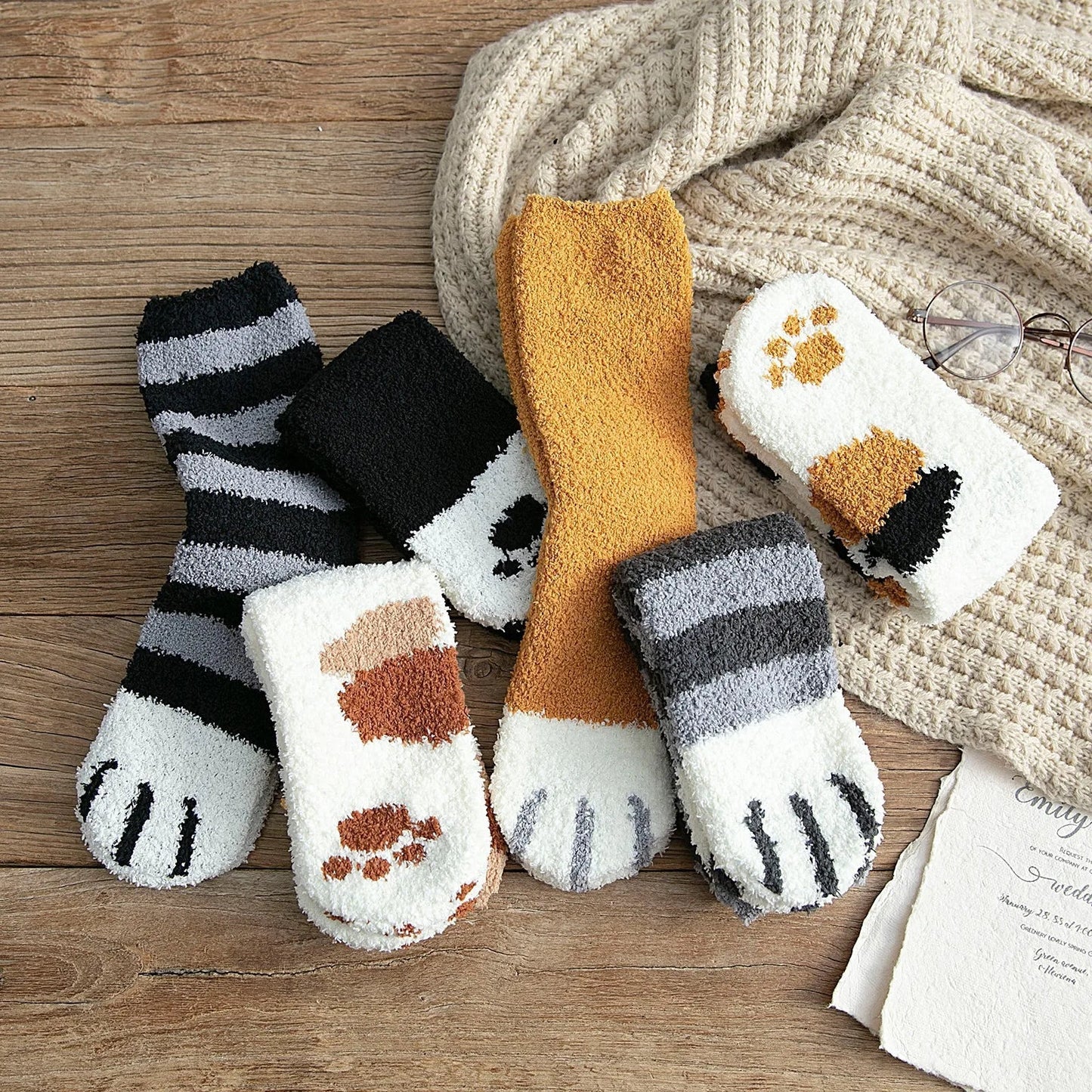 Katten Sokken Zacht en Warm voor Dames