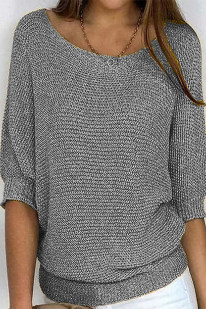 Dames Trui Vleermuismouwen Losse Fit
