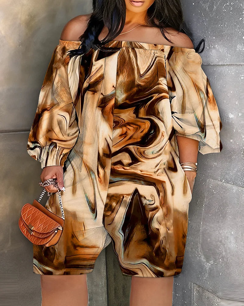Plus Size Jumpsuit Trendy Zomerkleding Speelse Stijl