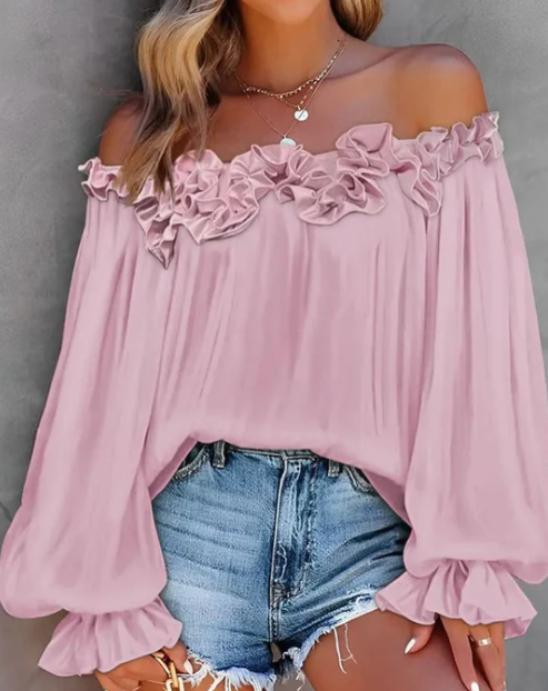 Vrouwelijke Bloemen Blouse Stijlvol en Veelzijdig - Mode Vibes