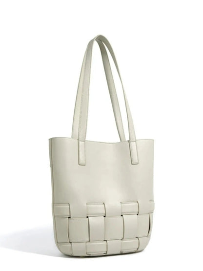 Leren Tas Gevlochten Design voor Dames