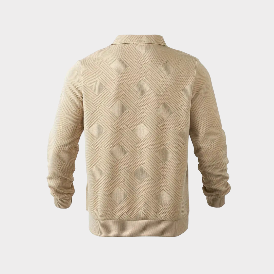 Premium Quarter Zip Trui Heren Sportief