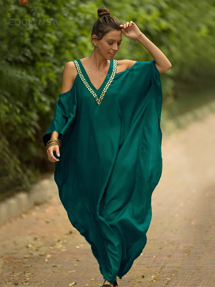 Jasmijn Kaftan Lange Stijlvolle Zomerjurk