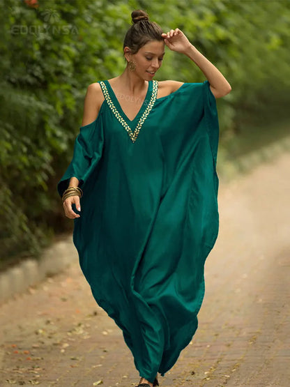 Jasmijn Kaftan Lange Stijlvolle Zomerjurk