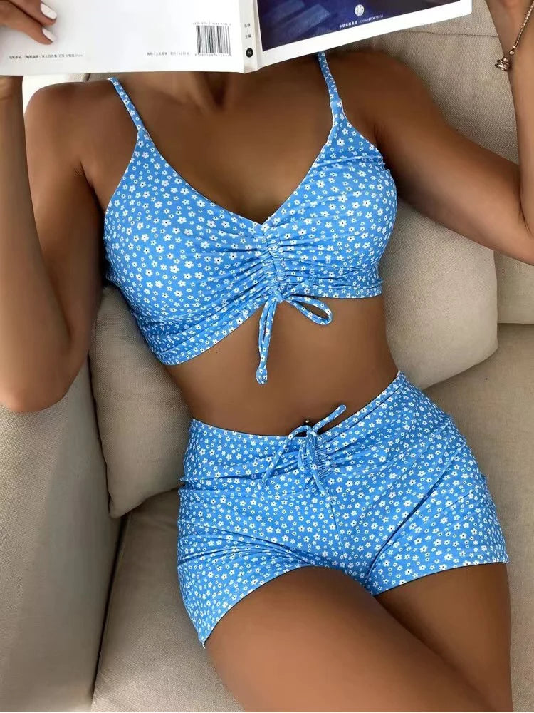 Flower Power Bikini Bloemendesign Trendy damesbadmode