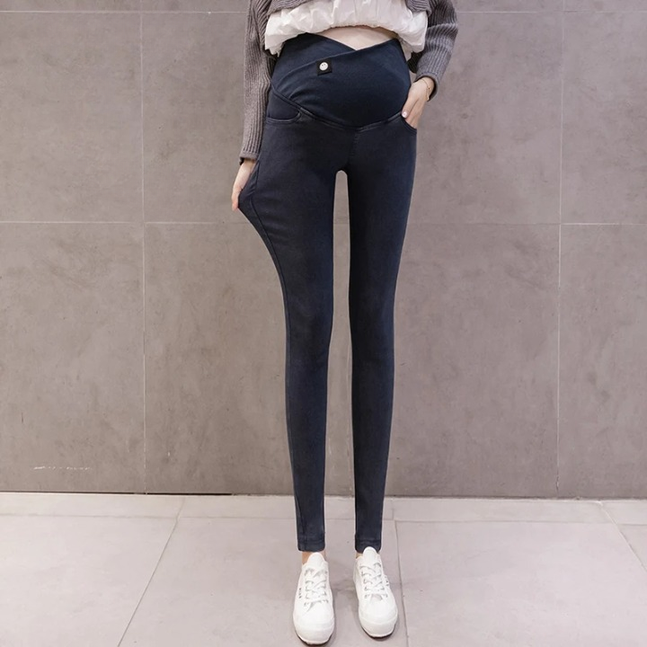 Zwangerschapsbroek Elastisch Skinny Fit voor Jolien