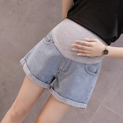 Zwangerschapsshort Denim Comfortabel voor Zwangere Dames