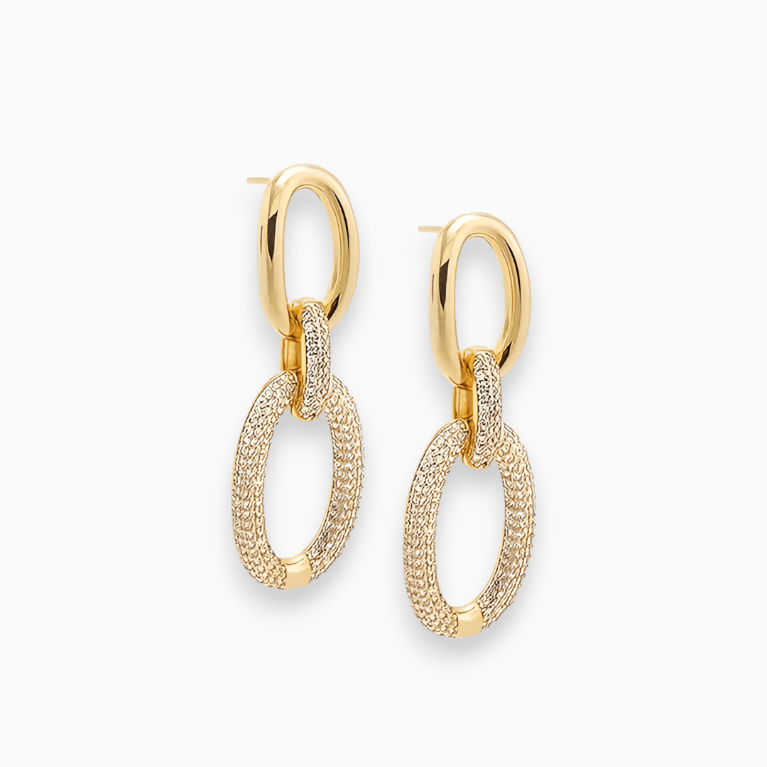 Glamour Oorhangers met Sparkling Steentjes Aurora Design - Mode Vibes