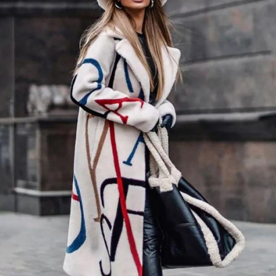 Dames Winterjas Lange Warme Donzen Jas Sofia - Mode Vibes