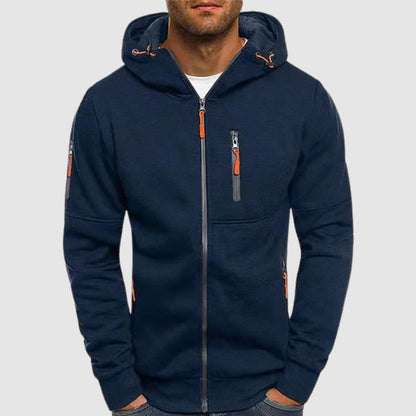 Edoardo | Giacca con zip e cappuccio