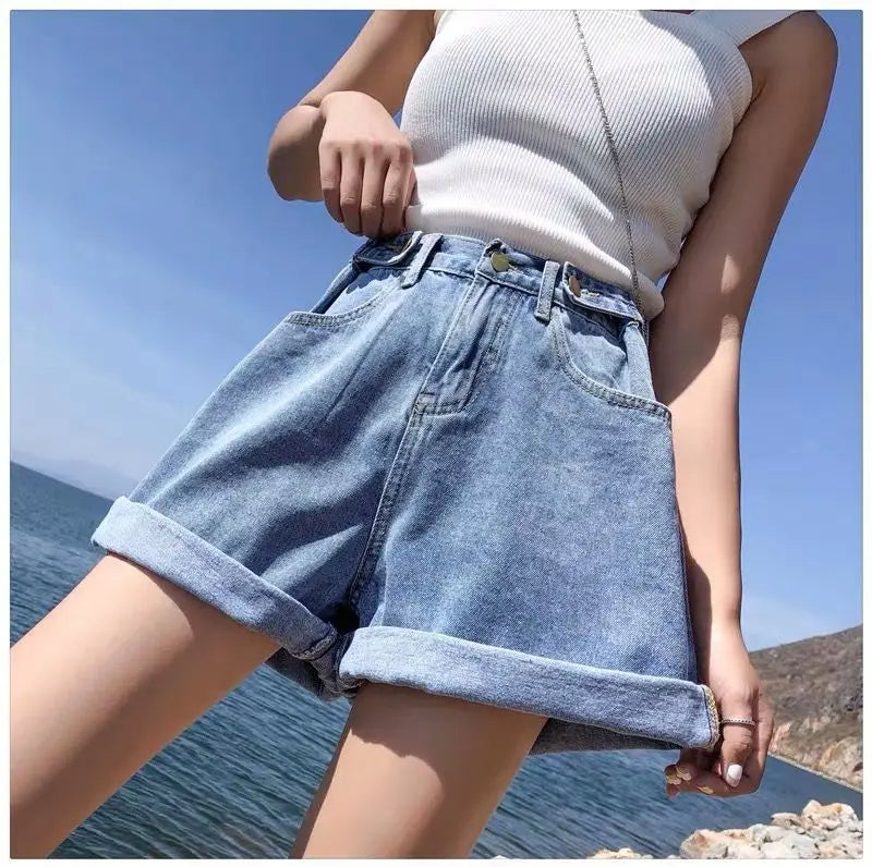Plus Size Short Trendy Modieus voor Vrouwen