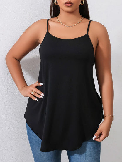 Plus-Size Top Zonder Mouwen Trendy Kleding voor Vrouwen