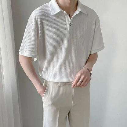 Casuele Heren Poloshirt Los Vervallen Kwaliteit