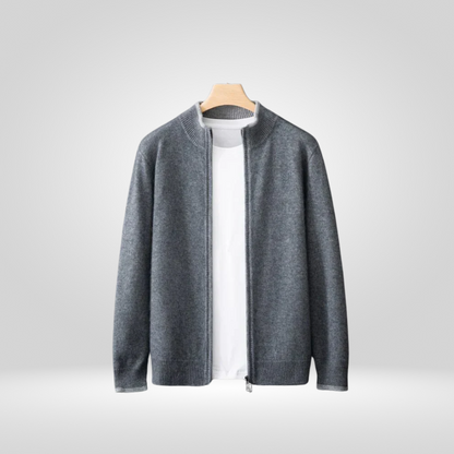 Heren Vest van Kasjmiermix, Zachte Warme Coat