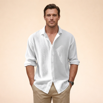 Adam | Klassiek shirt met lange mouwen