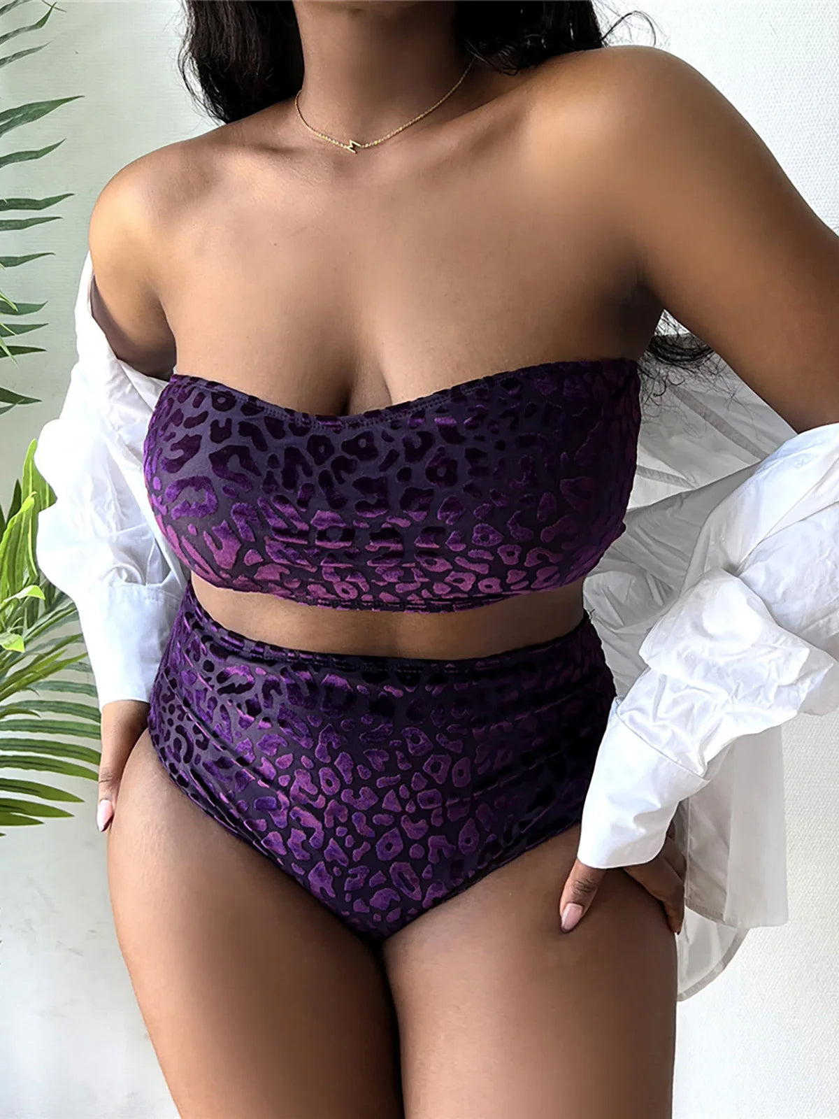 Plus-Size Bikini Sexy Stijlvol zwart - Mode Vibes