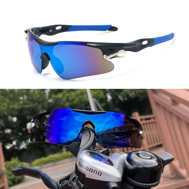 Sportieve Zonnebril Trendy Design voor Mannen en Vrouwen