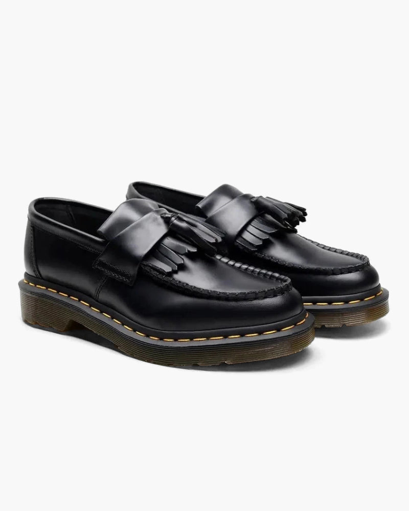 Heren Loafers van Leer met Kwasten en Profielzool - Mode Vibes